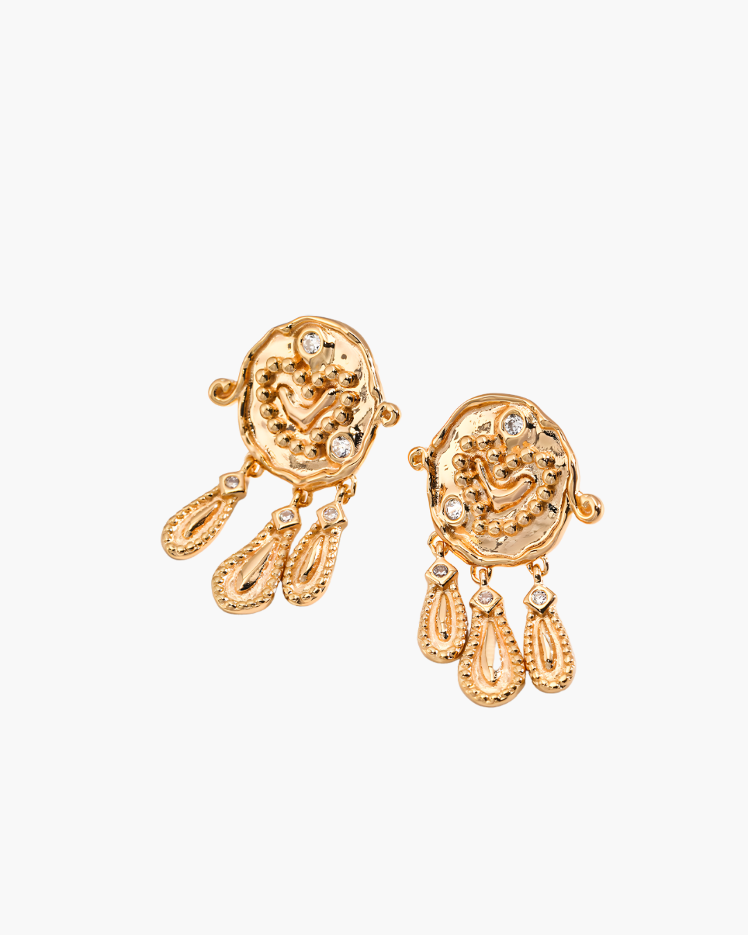 Vintage Aurora Crystal Earrings