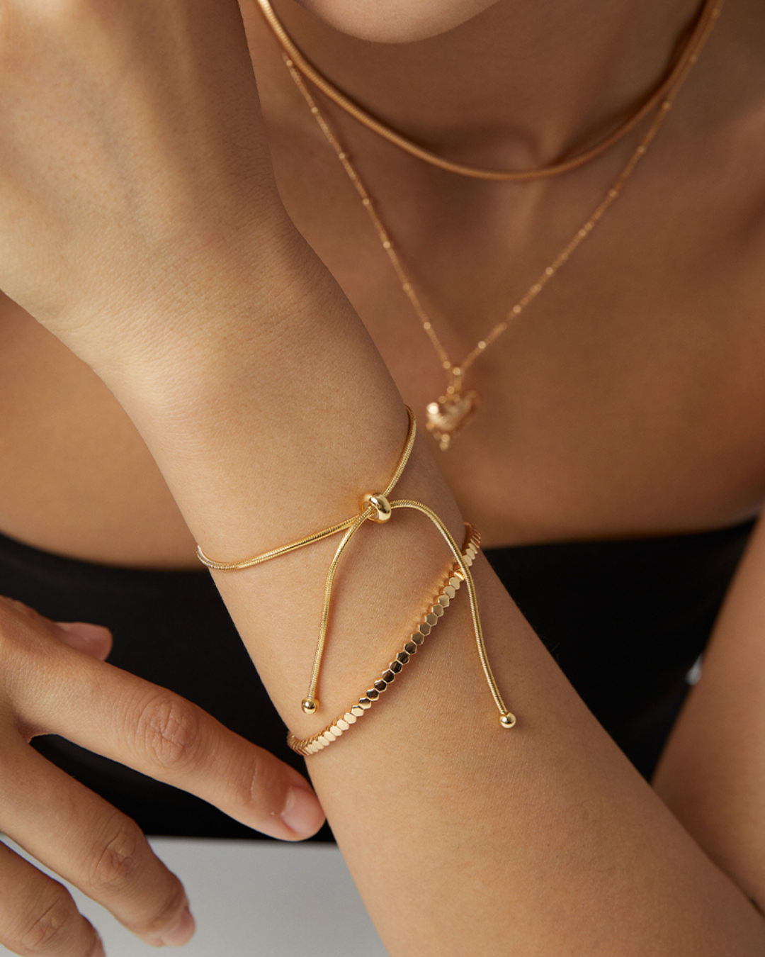 Golden Slide Bracelet